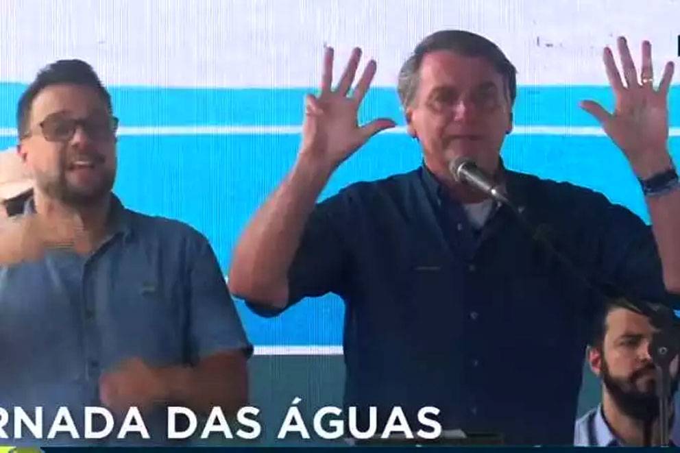 Bolsonaro faz discurso de campanha, armamentista e quase nada de 5G no Piauí